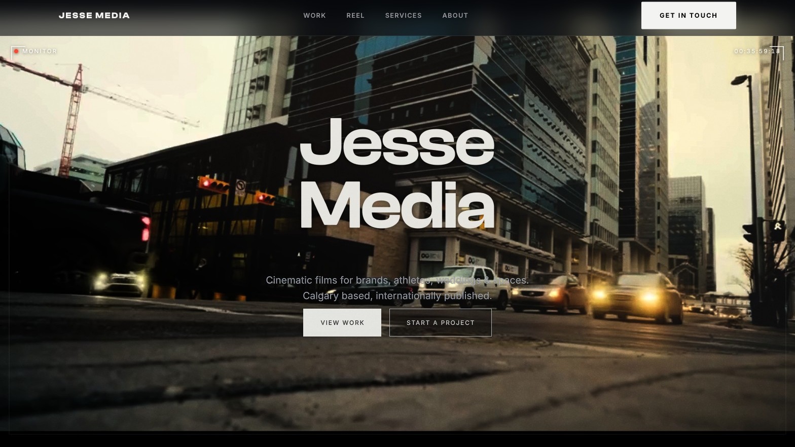 Jesse Media website built by Meridian15